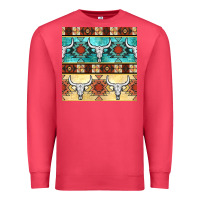 Cardinal native american aztec seamless pattern 3 Premium Sweatshirt - BundleAndBundleShop