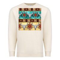Sandshell native american aztec seamless pattern 3 Premium Sweatshirt - BundleAndBundleShop