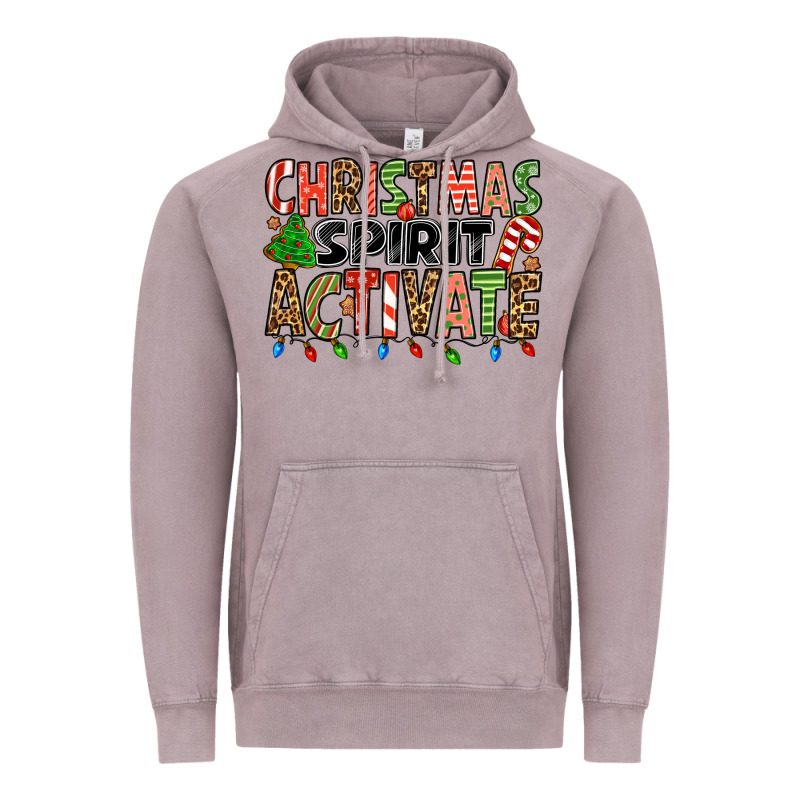 Christmas Spirit Activate Vintage Hoodie by Jasminsmagicworld | Teevron