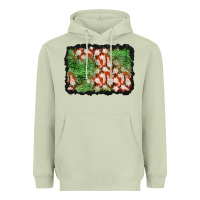 Matcha halloween ghost background Heavyweight Hoodie - BundleAndBundleShop