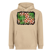 Mushroom halloween ghost background Heavyweight Hoodie - BundleAndBundleShop