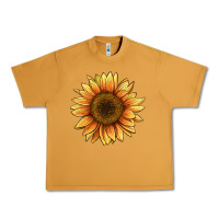 Peanut Butter sunflower Urban Heavy Tee - BarkalooDesign