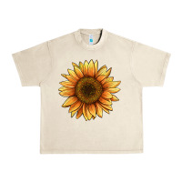 Sandshell sunflower Urban Heavy Tee - BarkalooDesign