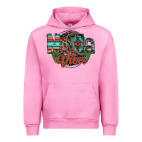 Fuchsia Pink nana vibes Urban Hoodie - RacoonDesign
