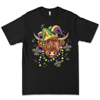 Black mardi gras cow Premium Tee - MaliasSmallBusiness