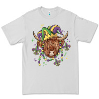 Dove Grey mardi gras cow Premium Tee - MaliasSmallBusiness