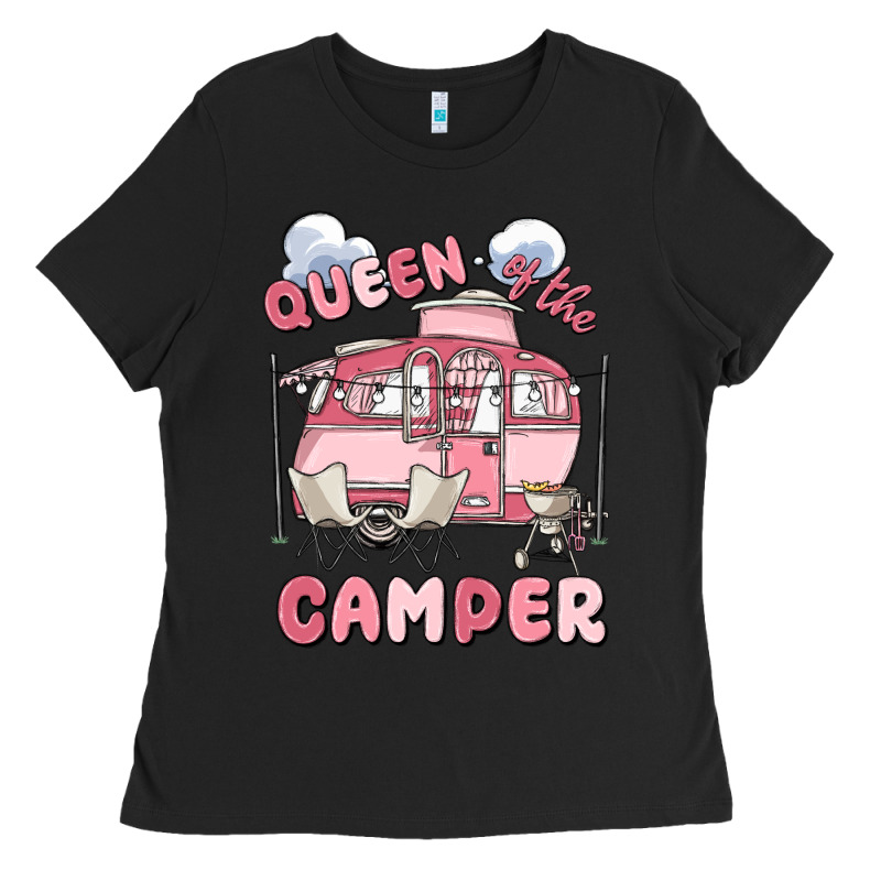 Queen Of The Camper Ladies Tee by MaliasSmallBusiness | Teevron