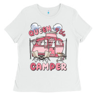 White queen of the camper Ladies Tee - MaliasSmallBusiness