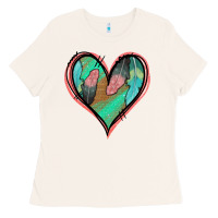 Bone Feather Heart Ladies Tee - Jasminsmagicworld