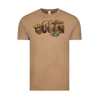 Vintage Coffee caffeine queen Vintage Tee - BarkalooDesign