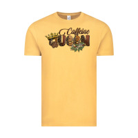 Vintage Mustard caffeine queen Vintage Tee - BarkalooDesign