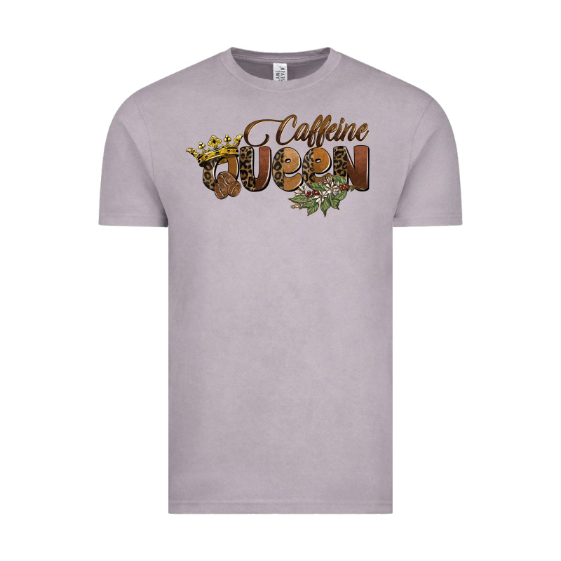 Caffeine Queen Vintage Tee by BarkalooDesign | Teevron