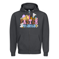 Smoke Easter mama Zipper Hoodie - OliviaCreatesArt
