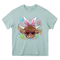 Arona easter cow Heavy Core Tee - MaliasSmallBusiness
