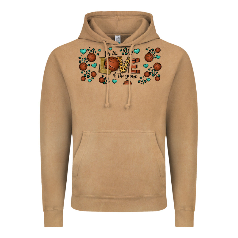 For The Love Of The Game Basketball Vintage Hoodie by Jasminsmagicworld | Teevron