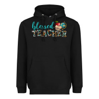 Black blessed teacher Heavyweight Hoodie - BundleAndBundleShop