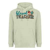 Matcha blessed teacher Heavyweight Hoodie - BundleAndBundleShop