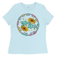 Baby Blue you are inspiration Ladies Tee - MaliasSmallBusiness