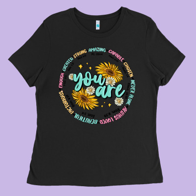 You Are Inspiration Ladies Tee Designed By Maliassmallbusiness