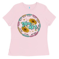 Bubblegum Pink you are inspiration Ladies Tee - MaliasSmallBusiness