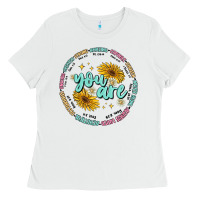 White you are inspiration Ladies Tee - MaliasSmallBusiness