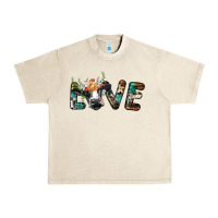 Sandshell love with holstein cow Urban Heavy Tee - BarkalooDesign