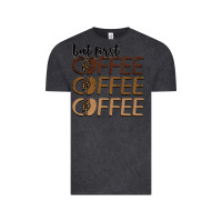 Vintage Black but first coffee coffee coffee Vintage Tee - BarkalooDesign
