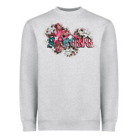 Heather Grey strong cancer awareness Heavyweight Sweatshirt - CowGirlArtShop