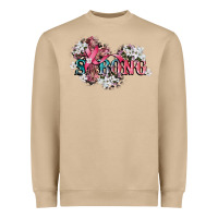 Mushroom strong cancer awareness Heavyweight Sweatshirt - CowGirlArtShop