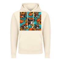 Vintage Artic autumn pumpkins holstein cow Vintage Hoodie - Jasminsmagicworld