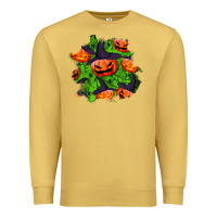Antique Gold halloween pumpkin patch Premium Sweatshirt - BundleAndBundleShop