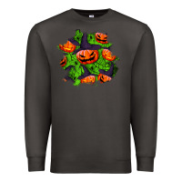 Smoke halloween pumpkin patch Premium Sweatshirt - BundleAndBundleShop
