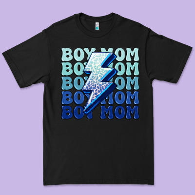 Boy Mom Premium Tee Designed By Maliassmallbusiness
