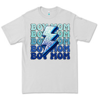 Dove Grey boy mom Premium Tee - MaliasSmallBusiness