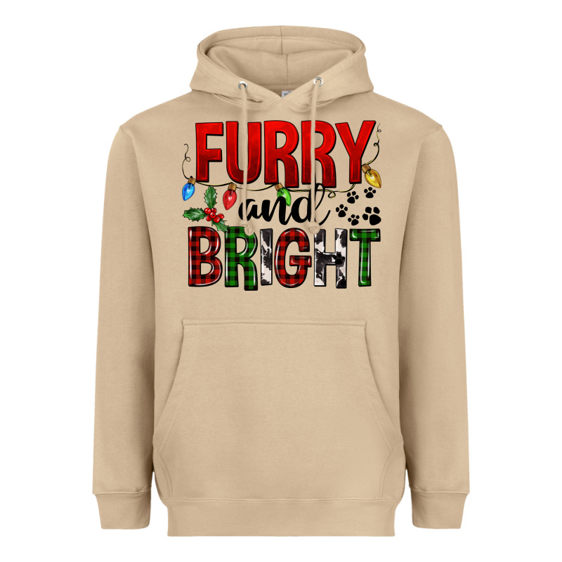 Furry And Bright Heavyweight Hoodie by FaDigitalArtStudio | Teevron