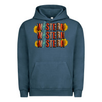 Pigment Midnight Navy western sunflower Urban Hoodie - RacoonDesign