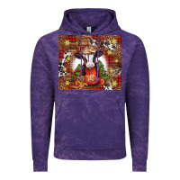 Cloud Purple Christmas baby cow hot cocoa Vintage Hoodie - Jasminsmagicworld