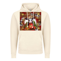 Vintage Artic Christmas baby cow hot cocoa Vintage Hoodie - Jasminsmagicworld