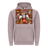 Vintage Zinc Christmas baby cow hot cocoa Vintage Hoodie - Jasminsmagicworld