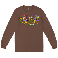 Chestnut MA Medical Assistant Mardi Gras Long Sleeve Tee - NancyCooperArtShop