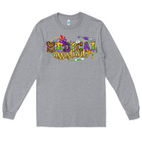 Heather Grey MA Medical Assistant Mardi Gras Long Sleeve Tee - NancyCooperArtShop