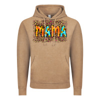 Vintage Coffee Leopard Sunflower Mama Vintage Hoodie - RanaPortraitStore