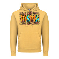 Vintage Mustard Leopard Sunflower Mama Vintage Hoodie - RanaPortraitStore