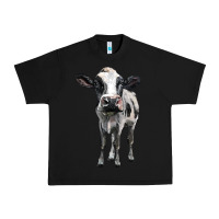 Black holstein cow Urban Heavy Tee - BarkalooDesign
