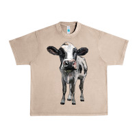 French Oak holstein cow Urban Heavy Tee - BarkalooDesign