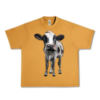 Peanut Butter holstein cow Urban Heavy Tee - BarkalooDesign