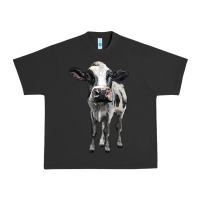 Pigment Black holstein cow Urban Heavy Tee - BarkalooDesign