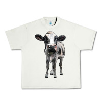 Pistachio holstein cow Urban Heavy Tee - BarkalooDesign