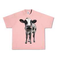Salmon holstein cow Urban Heavy Tee - BarkalooDesign