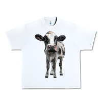 White holstein cow Urban Heavy Tee - BarkalooDesign